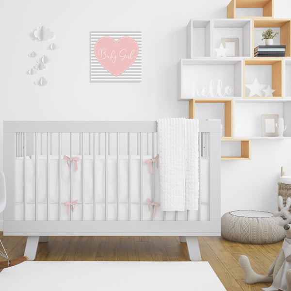 Cuadro Canvas de Corazón para Bebé Niña "BABY GIRL"