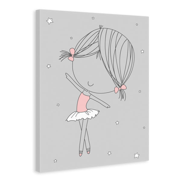 Cuadros Canvas Para Cuarto de Bebé Niña (Set de 3)