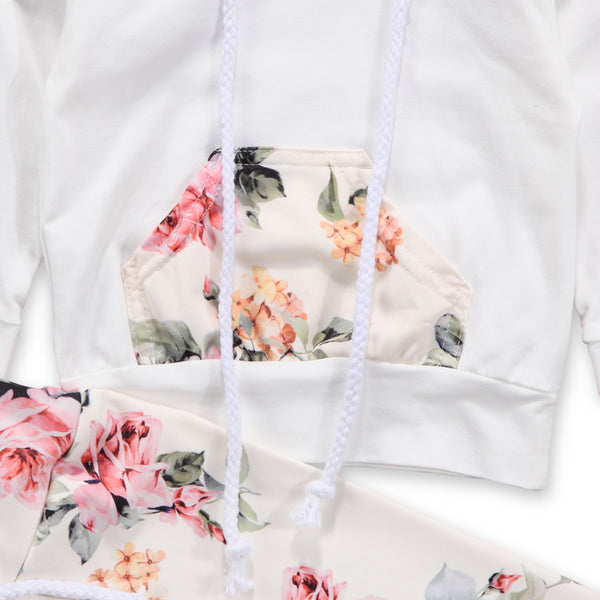 Pants con Estampado de Flores para Bebé Niña