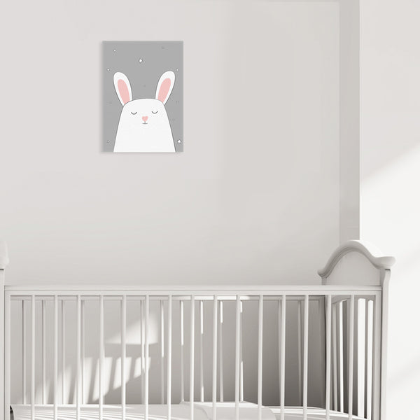 Cuadro Canvas de Conejo para Bebé Niña y Niño