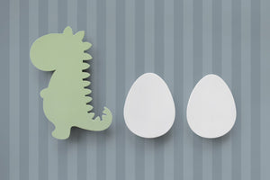 Juego de lámparas de dinosaurio y huevos para bebés 