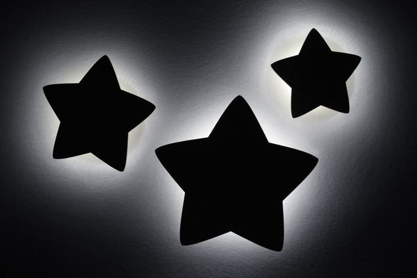 Lámparas de Estrellas para Pared (Set de 3)