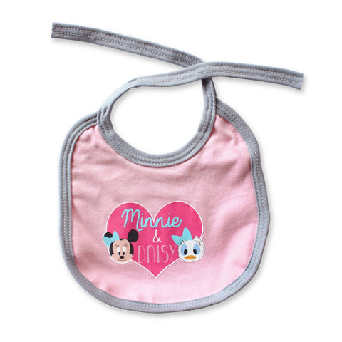 Set de 2 baberos para bebé niña de Disney de Minnie Mouse y Daisy color Rosa de Tela