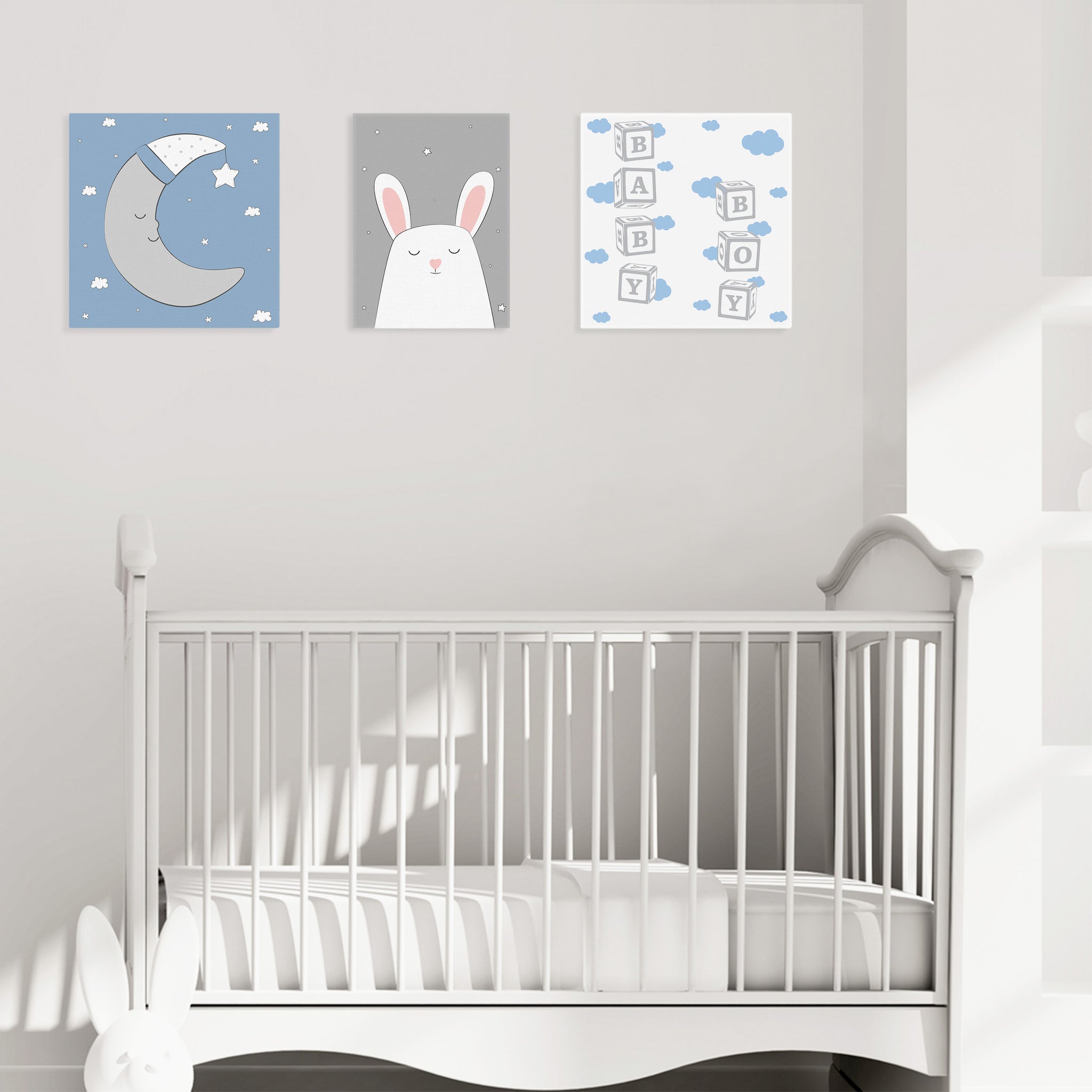 Cuadros Canvas Para Cuarto de Bebé Niño (Set de 3) – PetiteMignon