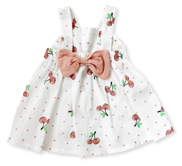 Vestido de Cerezas para Bebé Niña