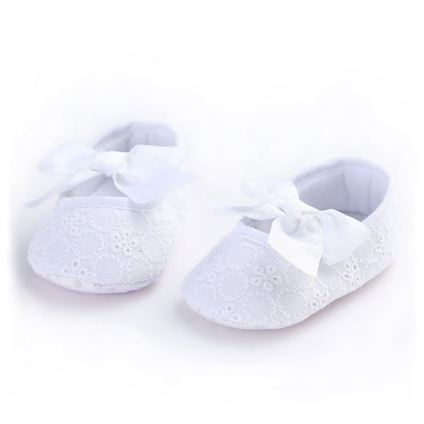 Zapatos con Encaje y Moño para Bebé Niña (4 Colores)